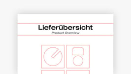 Lieferübersicht / Product Overview